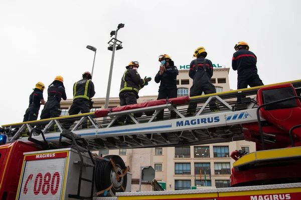 Málaga Espanha Abril 2020 Covid Homenagear Aplausos Aos Profissionais Saúde — Fotografia de Stock