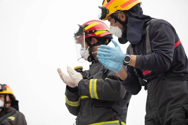 Mlaga España Abr 2020 Covid Homenaje Personal Salud Del Hospital — Foto de Stock