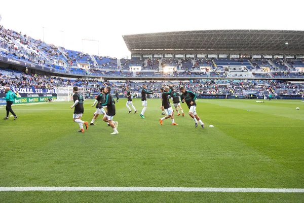 Mlaga, İspanya. 15 Nisan 2018. La Liga Maçı Mlaga C.F. - Real Madrid C.F..