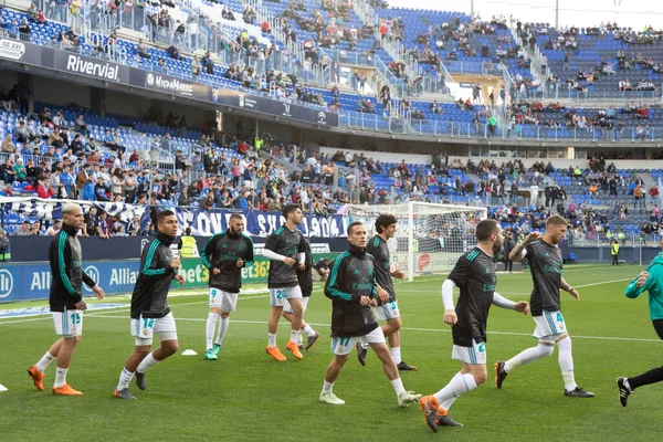 Mlaga, İspanya. 15 Nisan 2018. La Liga Maçı Mlaga C.F. - Real Madrid C.F..