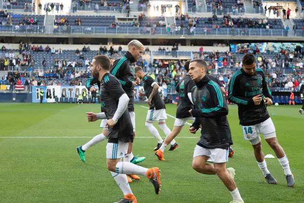 Mlaga, İspanya. 15 Nisan 2018. La Liga Maçı Mlaga C.F. - Real Madrid C.F..