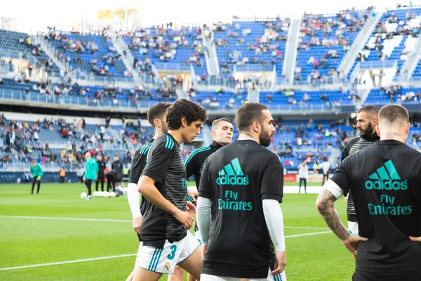 Mlaga, İspanya. 15 Nisan 2018. La Liga Maçı Mlaga C.F. - Real Madrid C.F..