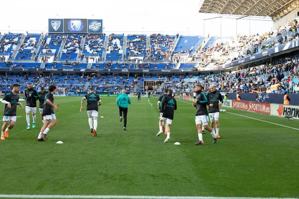 Mlaga, İspanya. 15 Nisan 2018. La Liga Maçı Mlaga C.F. - Real Madrid C.F..