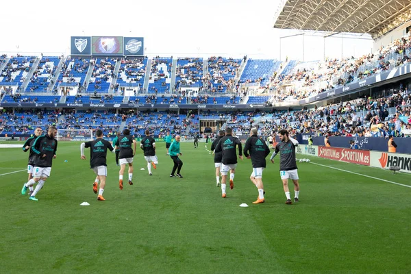 Mlaga Spanje Apr 2018 Liga Match Mlaga Real Madrid — Stockfoto