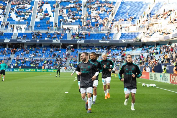 Mlaga, İspanya. 15 Nisan 2018. La Liga Maçı Mlaga C.F. - Real Madrid C.F..