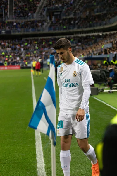 Mlaga, İspanya. 15 Nisan 2018. La Liga Maçı Mlaga C.F. - Real Madrid C.F..