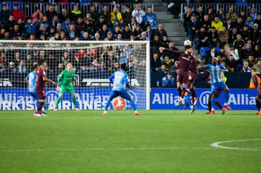 Malaga, İspanya. 18 Mart 2018. La Liga Maçı Malaga C.F. - FC Barcelona