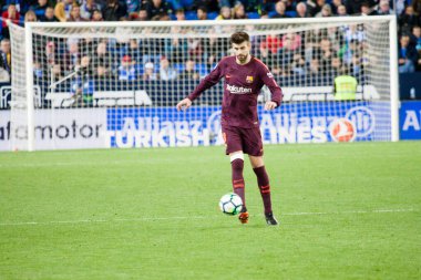 Malaga, İspanya. 18 Mart 2018. La Liga Maçı Malaga C.F. - FC Barcelona