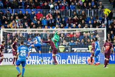 Malaga, İspanya. 18 Mart 2018. La Liga Maçı Malaga C.F. - FC Barcelona