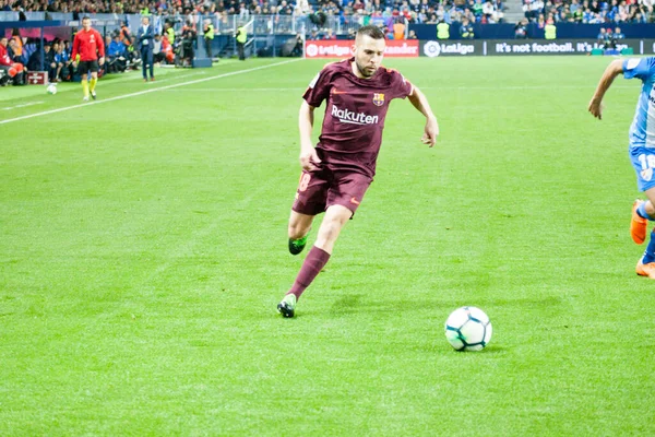 Malaga, İspanya. 18 Mart 2018. La Liga Maçı Malaga C.F. - FC Barcelona