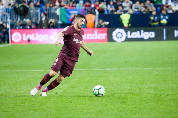 Malaga, İspanya. 18 Mart 2018. La Liga Maçı Malaga C.F. - FC Barcelona