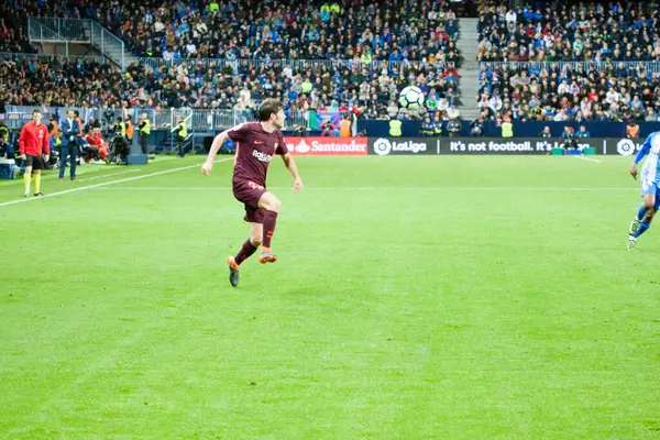 Malaga, İspanya. 18 Mart 2018. La Liga Maçı Malaga C.F. - FC Barcelona