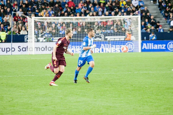 Malaga, İspanya. 18 Mart 2018. La Liga Maçı Malaga C.F. - FC Barcelona