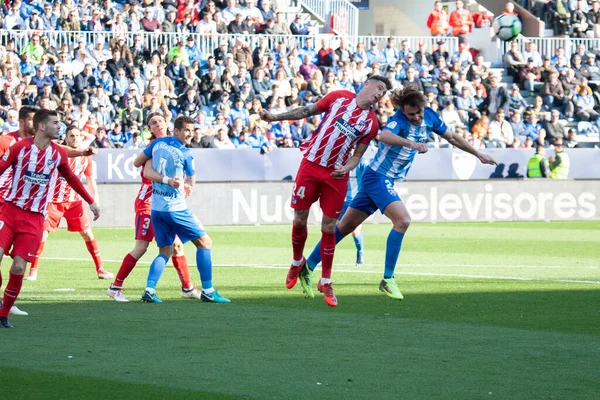Malaga, İspanya. 9 Şubat 2018. La Liga Maçı Malaga C.F. - Atletico de Madrid. 