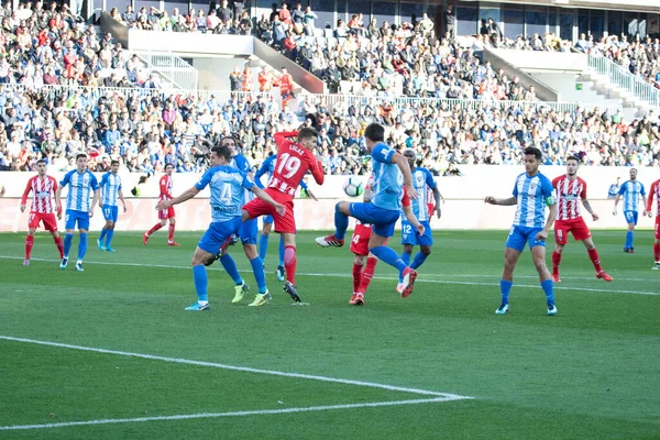 Malaga, İspanya. 9 Şubat 2018. La Liga Maçı Malaga C.F. - Atletico de Madrid. 
