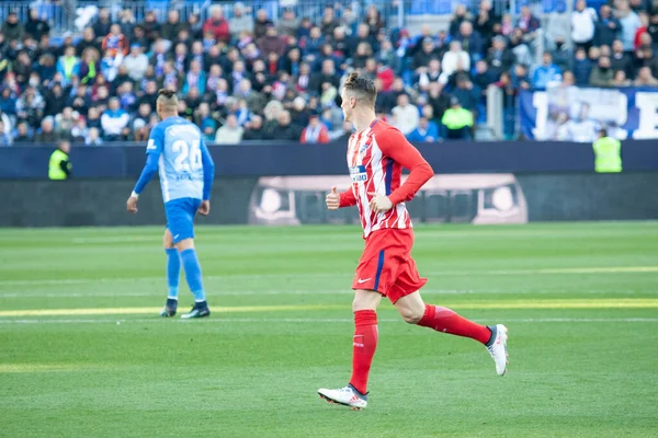 Malaga Spanya Şubat 2018 Liga Maçı Malaga Atletico Madrid Fernando — Stok fotoğraf