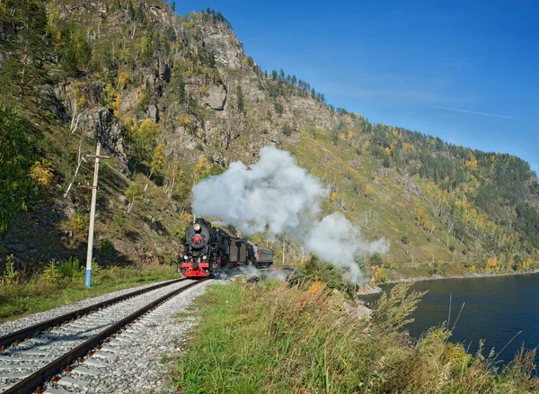 Oude stoomlocomotief — Stockfoto