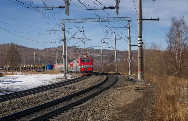 Spring on the Trans-Siberian railway