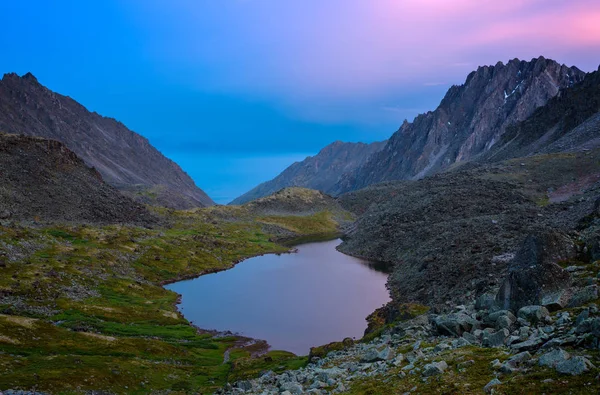Mountains Sunset Eastern Sayan Eastern Siberia — Stock Photo, Image