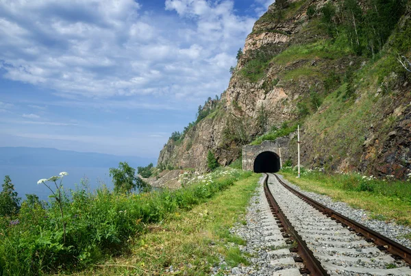 Verano Ferrocarril Circum Baikal —  Fotos de Stock