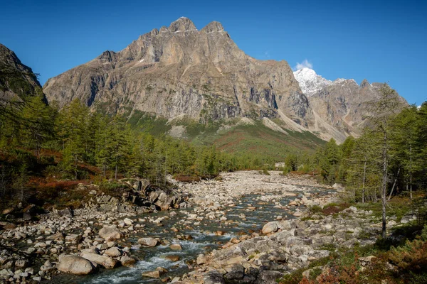 River Middle Sakukan in Eastern Siberia, Transbaikalia — Stock Image River Middle Sakukan Eastern Siberia Transbaikalia Stock Image