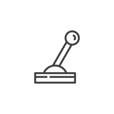 Kaldıraç kontrol çizgisi simgesi