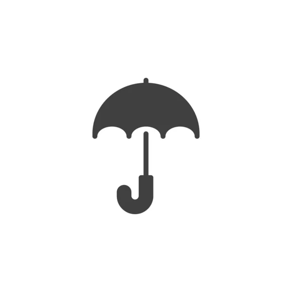Umbrella Tanda Pengiriman Ikon Vektor Mengisi Tanda Datar Untuk Konsep - Stok Vektor