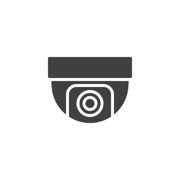 Ícone de vetor de câmera de segurança — Vetor de Stock