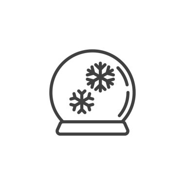 kar küre satırı simgesi