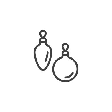 Xmas süsleme satırı simgesi