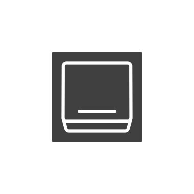 Elektrik şalteri vektör simgesi