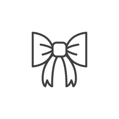 Noel yay çizgisi simgesi