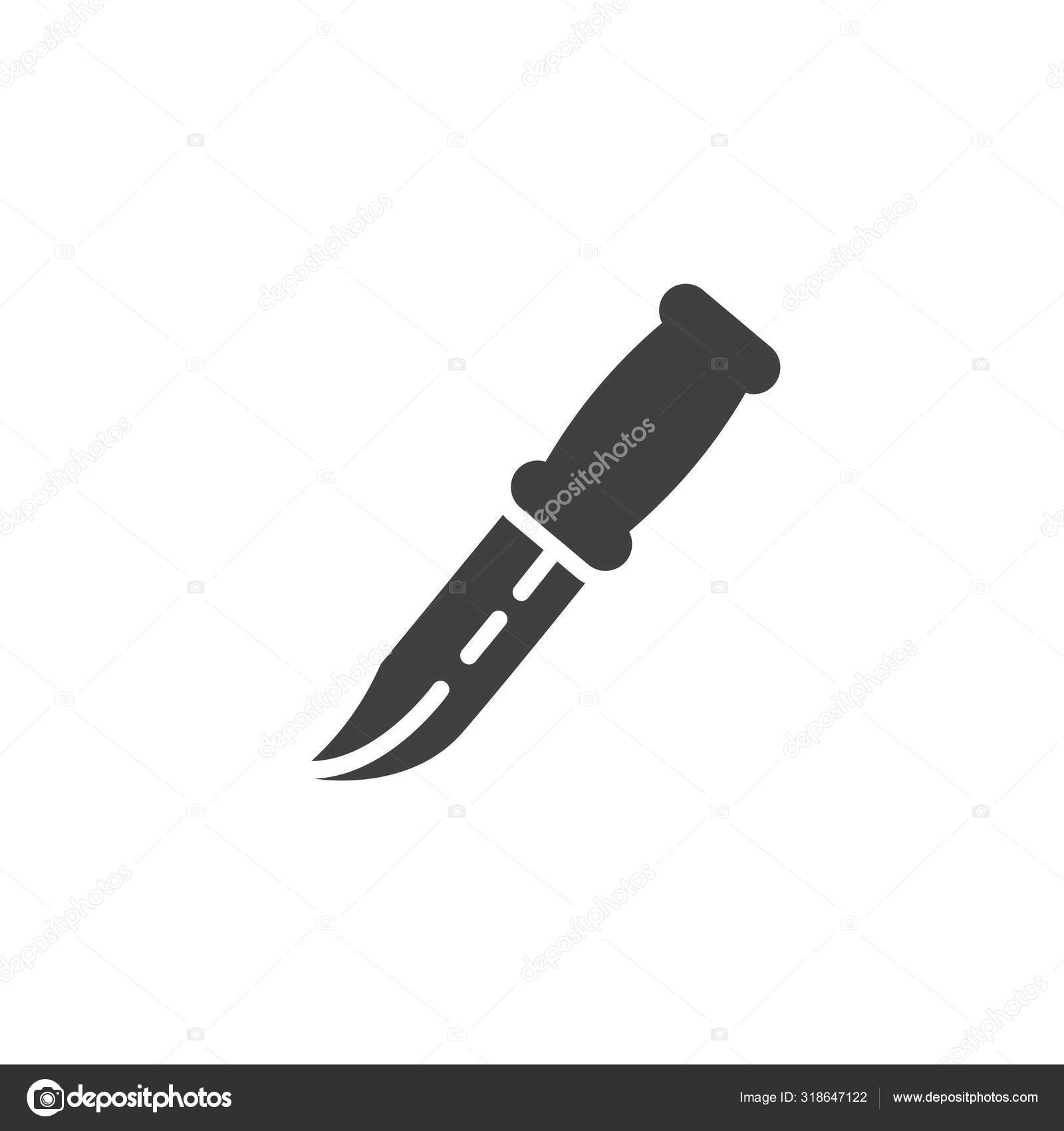 Combat Knife vector icon Stock Vector by ©avicons 318647122