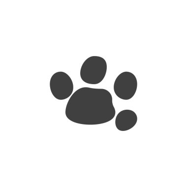 Tapir patisi yazdırma vektör simgesi