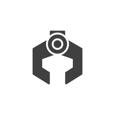 Robotik Kol vektör simgesi