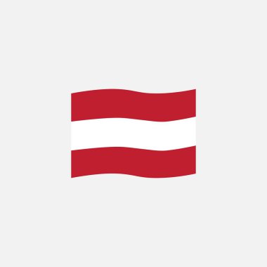 Avusturya bayrak renkleri düz simge