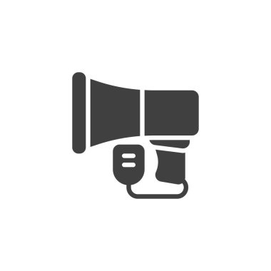 Megafon hoparlör vektör simgesi