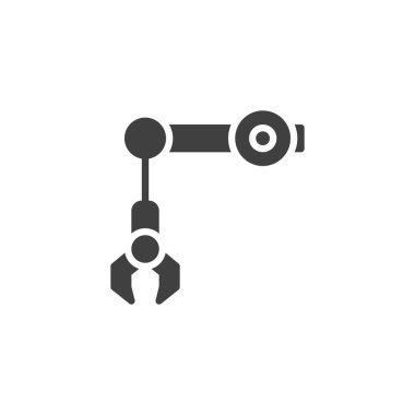 Endüstriyel robot kol vektör simgesi