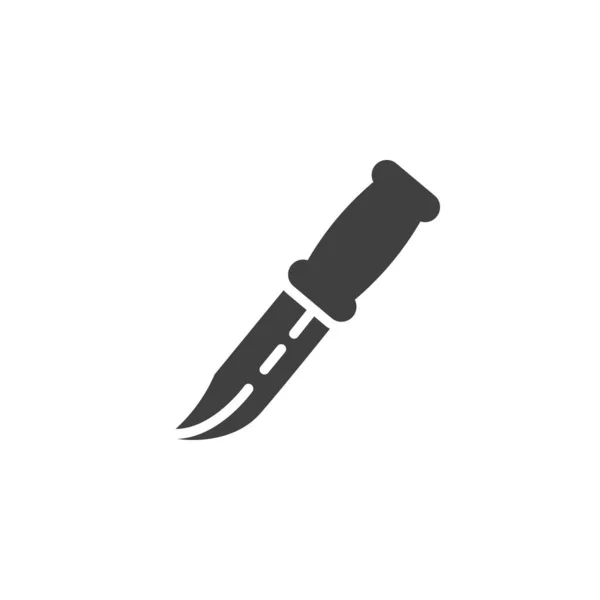 Combat Knife vector icon — Stock Vector