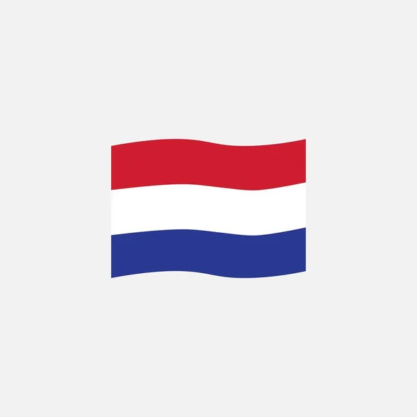 ネーデルラントの旗の色フラットアイコン — ストックベクタ