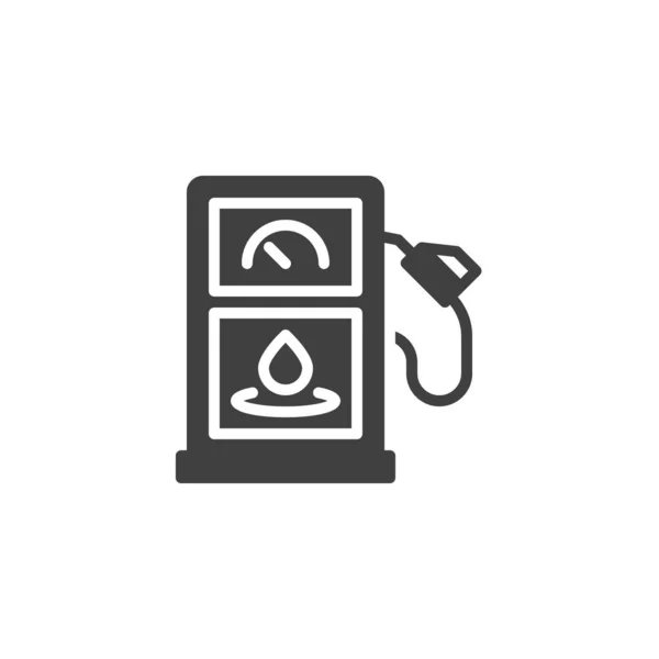 Icono Del Vector Combustible Gasolina Signo Plano Lleno Para Concepto — Vector de stock