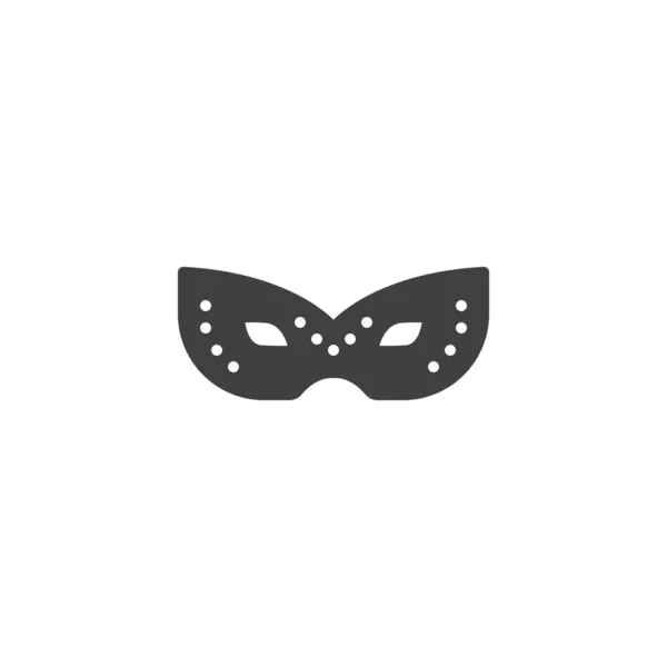 Ikona Podivného Vektoru Masky Vyplněný Plochý Znak Pro Mobilní Koncept — Stockový vektor