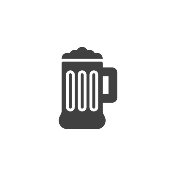 Векторная икона кружки пива — стоковый вектор