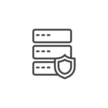 Web sunucu koruma satırı simgesi