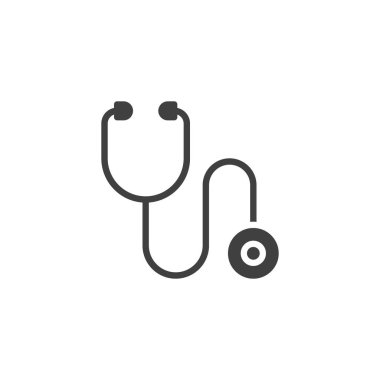 Sağlık stetoskop vektör simgesi
