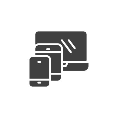 Modern dijital aygıt vektör simgesi