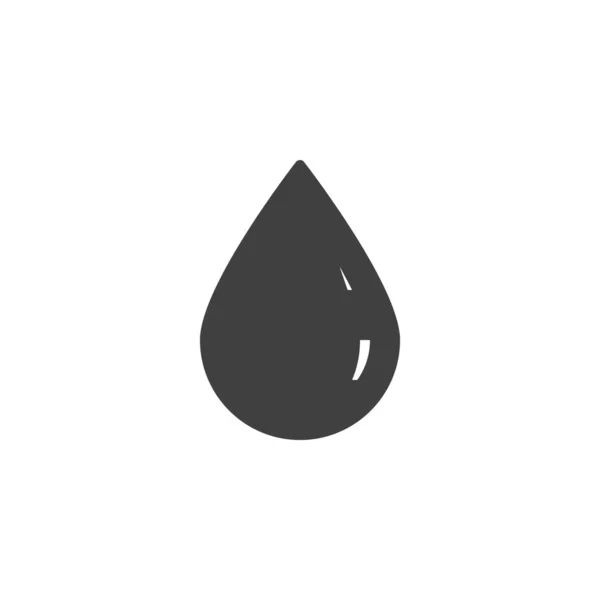 Icono de vector gota de agua — Vector de stock