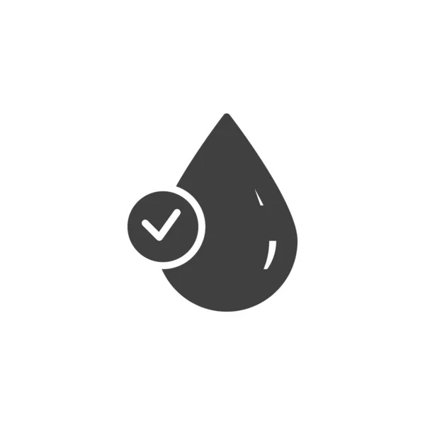 Vektor-Symbol für sauberes Wasser — Stockvektor