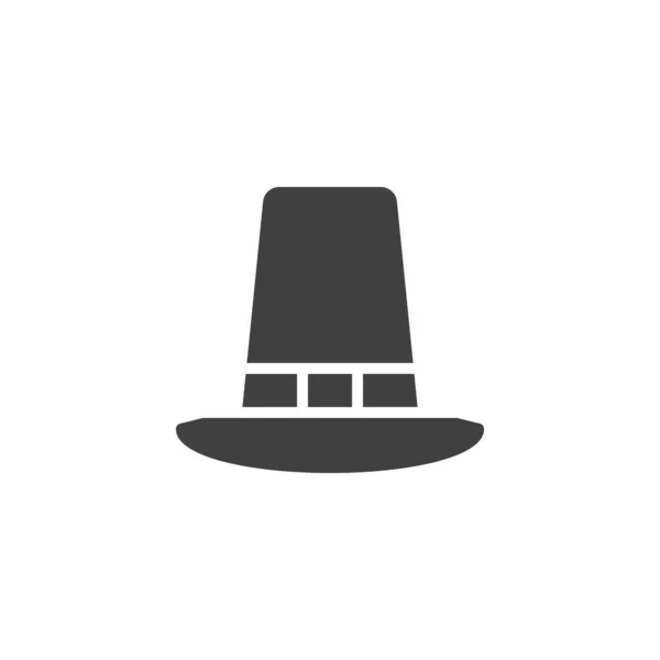 Pelgrim Hat Vector Icon — Stockvector