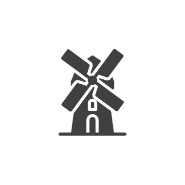 Yel değirmeni vektör simgesi